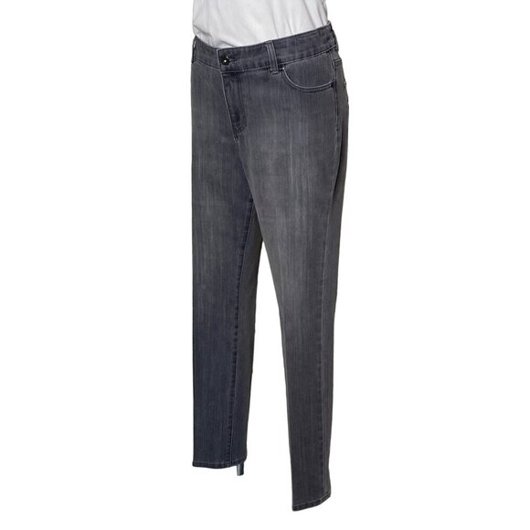 Chico’s Platinum Black Ultimate Fit Slim Leg Jeans, Women's Size 2R (L) - Picture 8 of 11